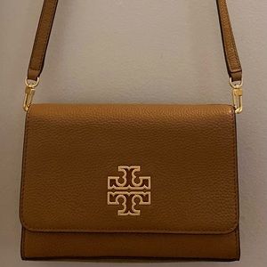 Tory Burch Britten Crossbody - Tan